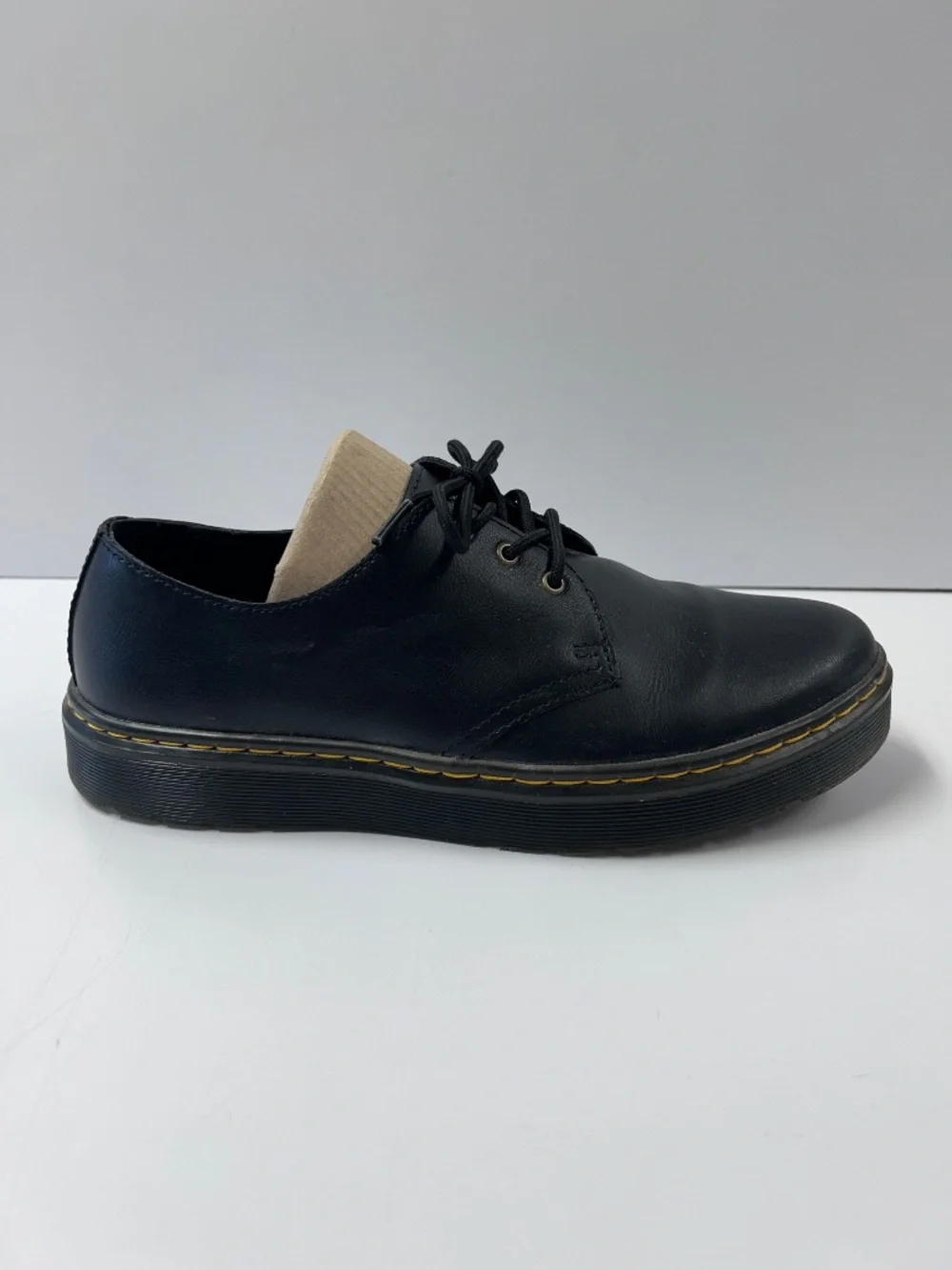 Dr. Martens Smooth Black Leather Oxfords Mens US 9 Womens US 10 Zavala Lo Shoes